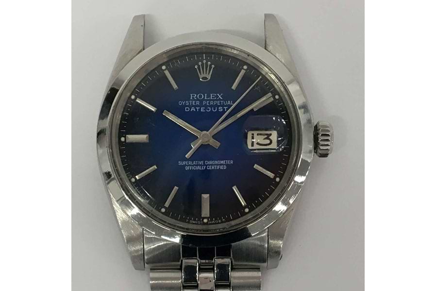 ロレックス SS デイトジャスト ブルーグラデーション 1601